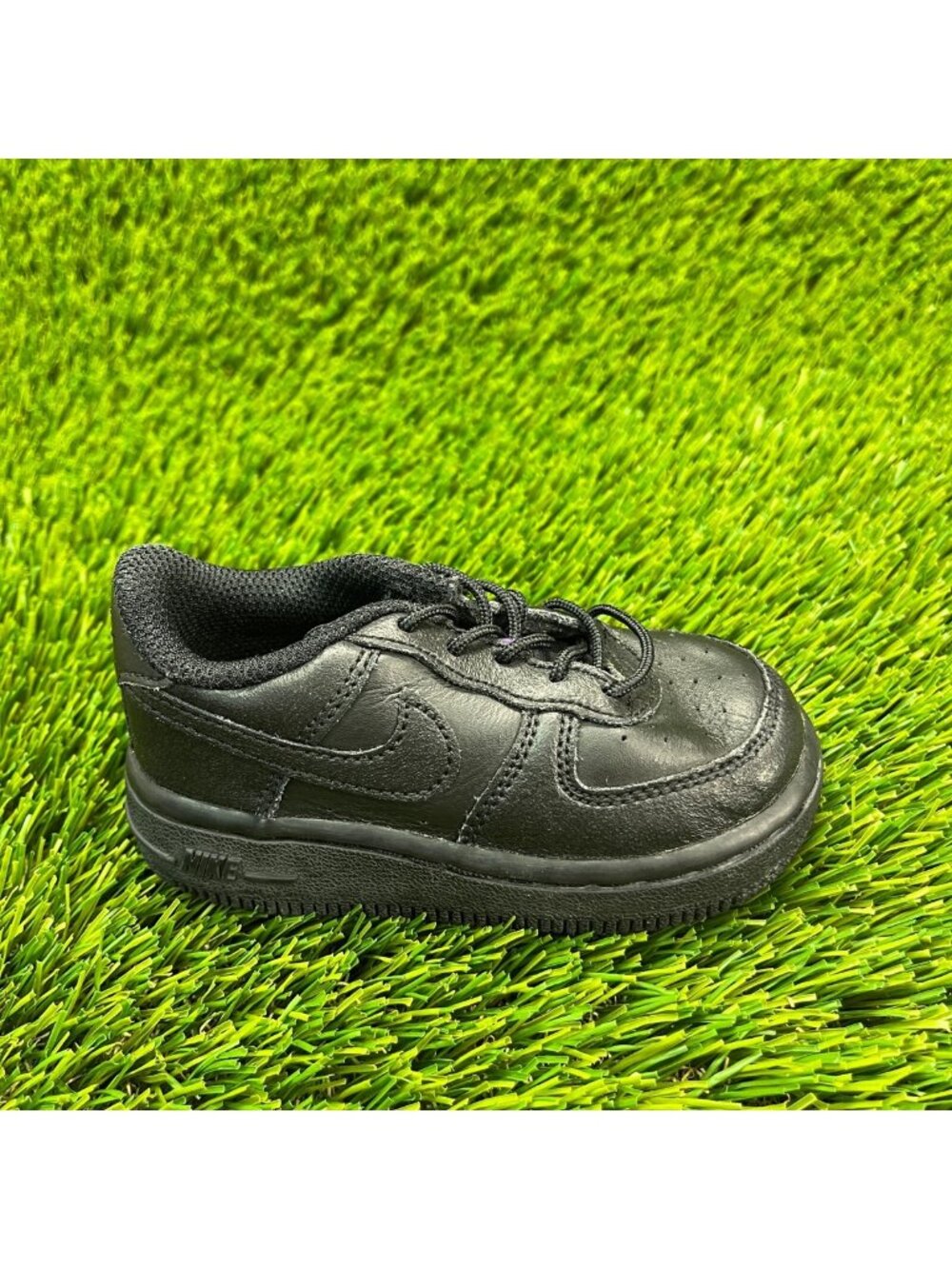 Nike Air Force 1 Baby Size 5C Black Walking‎ Athletic Running Shoes Sneakers